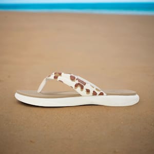 Royalcat Softride Cara Women's Flip-Flops, Warm White-Prairie Tan-Brown Mushroom, extralarge-IND